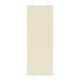 Vidaxl plissé rolgordijn 80x200 cm stofbreedte 79,4 cm polyester crème