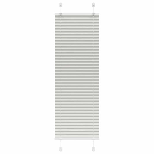 Vidaxl plissé rolgordijn 45x100 cm stofbreedte 44,4 cm lichtgrijs