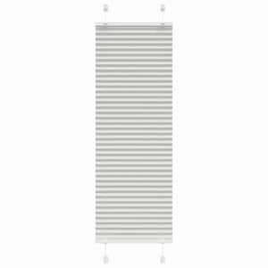 Vidaxl plissé rolgordijn 50x100 cm stofbreedte 49,4 cm lichtgrijs
