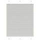 Vidaxl plissé rolgordijn 105x100 cm stofbreedte 104,4 cm polyester