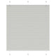 Vidaxl plissé rolgordijn 120x100 cm stofbreedte 119,4 cm polyester