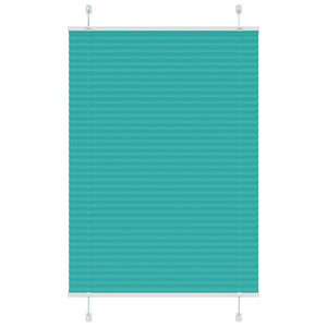Vidaxl plissé rolgordijn 95x100 cm stofbreedte 94,4 cm petrol groen