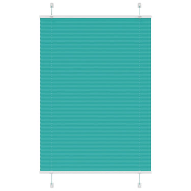 Vidaxl plissé rolgordijn 95x100 cm stofbreedte 94,4 cm petrol groen