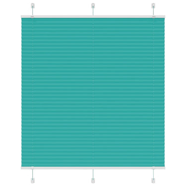 Vidaxl plissé rolgordijn 120x100cm stofbreedte 119,4cm petrol groen