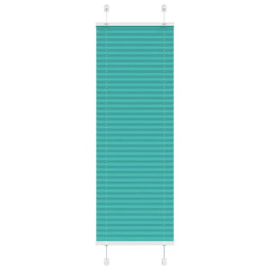 Vidaxl plissé rolgordijn 45x150 cm stofbreedte 44,4 cm petrol groen
