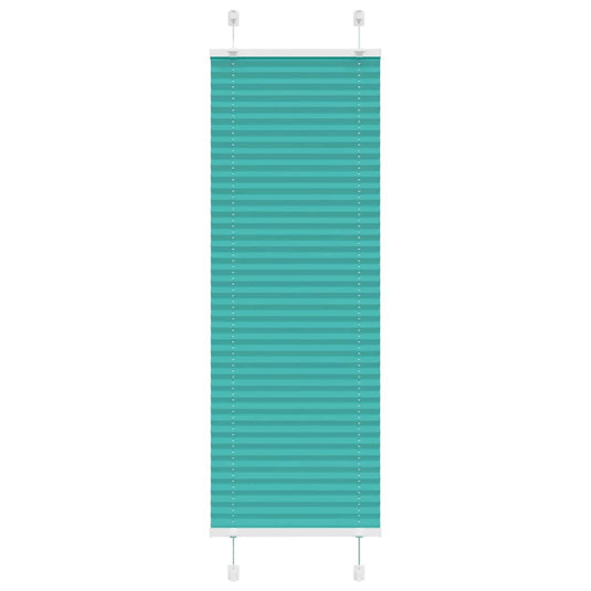 Vidaxl plissé rolgordijn 45x150 cm stofbreedte 44,4 cm petrol groen