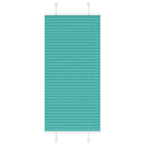 Vidaxl plissé rolgordijn 60x150 cm stofbreedte 59,4 cm petrol groen