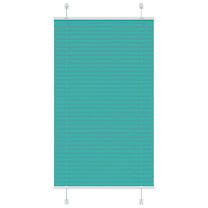 Vidaxl plissé rolgordijn 70x150 cm stofbreedte 69,4 cm petrol groen