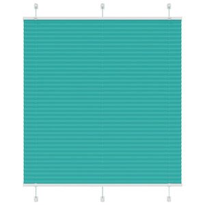 Vidaxl plissé rolgordijn 120x150cm stofbreedte 119,4cm petrol groen