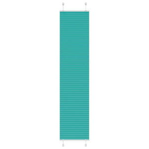 Vidaxl plissé rolgordijn 45x200 cm stofbreedte 44,4 cm petrol groen