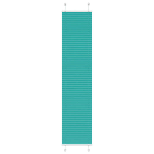 Vidaxl plissé rolgordijn 45x200 cm stofbreedte 44,4 cm petrol groen