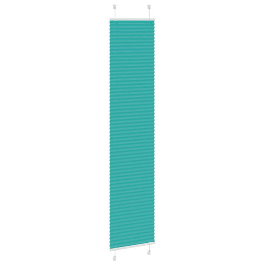 Vidaxl plissé rolgordijn 45x200 cm stofbreedte 44,4 cm petrol groen