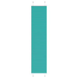 Vidaxl plissé rolgordijn 50x200 cm stofbreedte 49,4 cm petrol groen