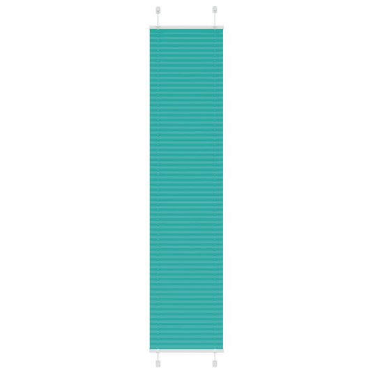 Vidaxl plissé rolgordijn 50x200 cm stofbreedte 49,4 cm petrol groen