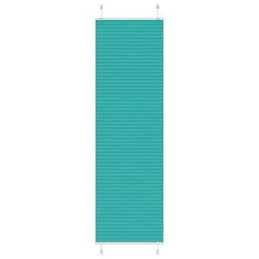 Vidaxl plissé rolgordijn 55x200 cm stofbreedte 54,4 cm petrol groen