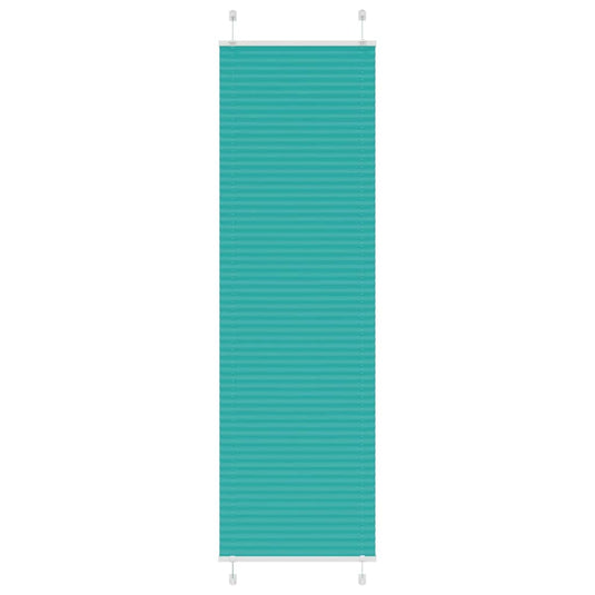 Vidaxl plissé rolgordijn 55x200 cm stofbreedte 54,4 cm petrol groen