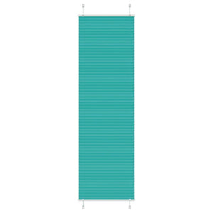 Vidaxl plissé rolgordijn 60x200 cm stofbreedte 59,4 cm petrol groen