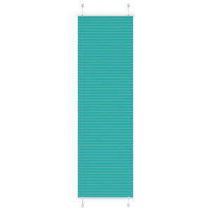 Vidaxl plissé rolgordijn 65x200 cm stofbreedte 64,4 cm petrol groen