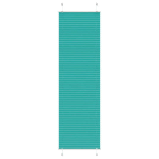 Vidaxl plissé rolgordijn 65x200 cm stofbreedte 64,4 cm petrol groen