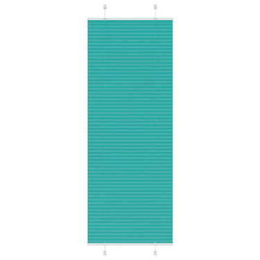 Vidaxl plissé rolgordijn 80x200 cm stofbreedte 79,4 cm petrol groen