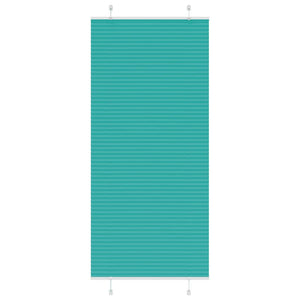 Vidaxl plissé rolgordijn 100x200 cm stofbreedte 99,4cm petrol groen