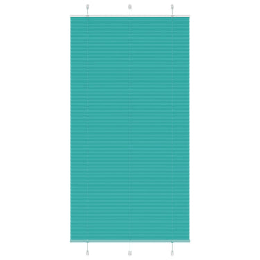 Vidaxl plissé rolgordijn 105x200cm stofbreedte 104,4cm petrol groen