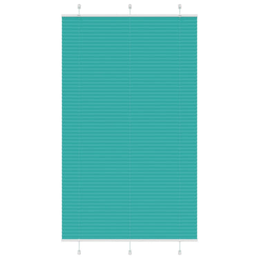 Vidaxl plissé rolgordijn 120x200cm stofbreedte 119,4cm petrol groen