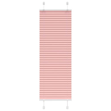 Vidaxl plissé rolgordijn 40x100 cm stofbreedte 39,4 cm polyester roze