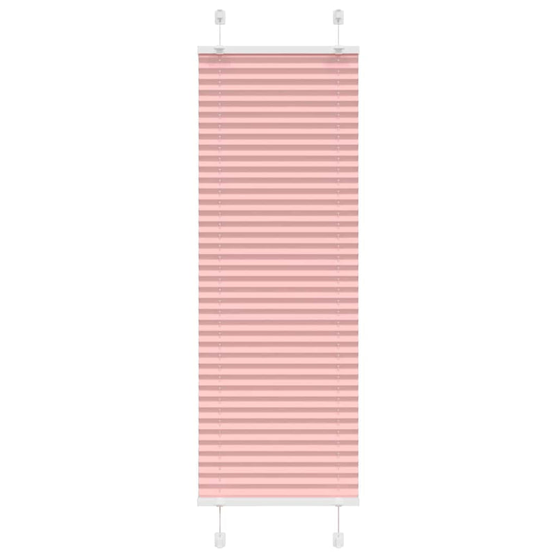 Chargez l'image dans la visionneuse de la galerie, Vidaxl plissé rolgordijn 40x100 cm stofbreedte 39,4 cm polyester roze
