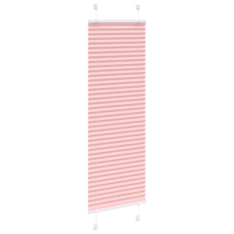 Chargez l'image dans la visionneuse de la galerie, Vidaxl plissé rolgordijn 40x100 cm stofbreedte 39,4 cm polyester roze
