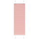 Vidaxl plissé rolgordijn 45x100 cm stofbreedte 44,4 cm polyester roze
