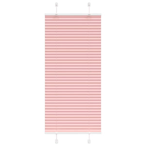 Vidaxl plissé rolgordijn 55x100 cm stofbreedte 54,4 cm polyester roze