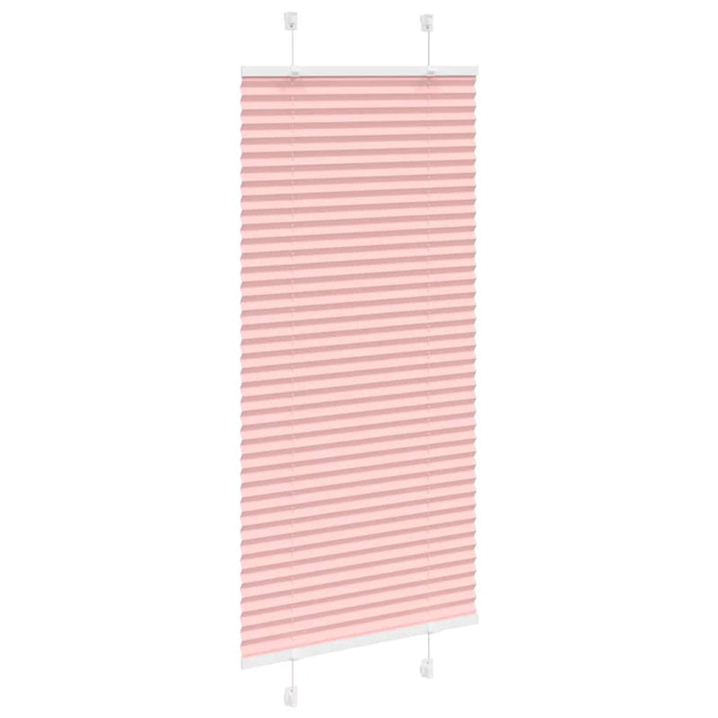 Chargez l'image dans la visionneuse de la galerie, Vidaxl plissé rolgordijn 65x100 cm stofbreedte 64,4 cm polyester roze
