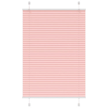 Vidaxl plissé rolgordijn 90x100 cm stofbreedte 89,4 cm polyester roze
