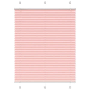 Vidaxl plissé rolgordijn 105x100cm stofbreedte 104,4cm polyester roze