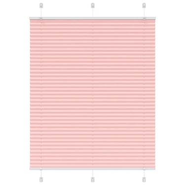Vidaxl plissé rolgordijn 110x100cm stofbreedte 109,4cm polyester roze