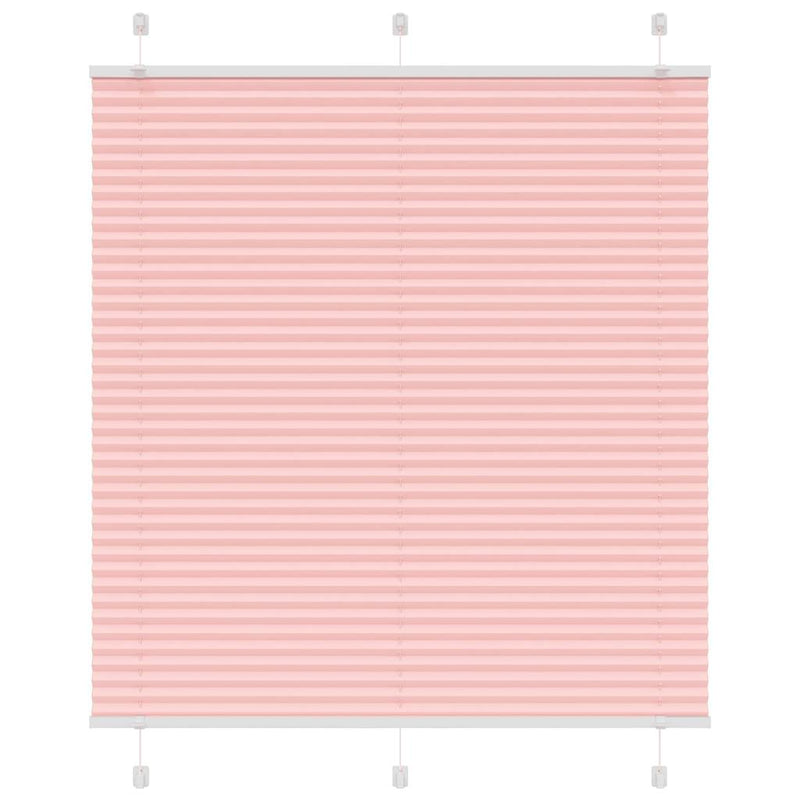 Chargez l'image dans la visionneuse de la galerie, Vidaxl plissé rolgordijn 120x100cm stofbreedte 119,4cm polyester roze
