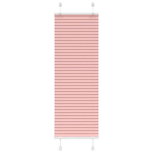 Vidaxl plissé rolgordijn 40x150 cm stofbreedte 39,4 cm polyester roze