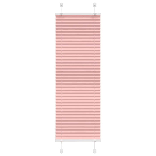 Vidaxl plissé rolgordijn 40x150 cm stofbreedte 39,4 cm polyester roze