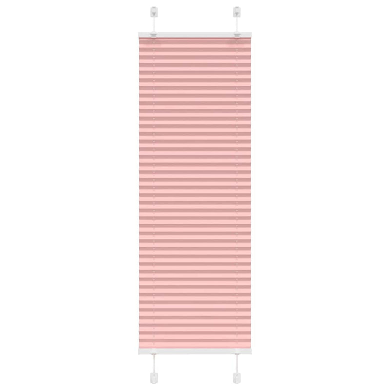Chargez l'image dans la visionneuse de la galerie, Vidaxl plissé rolgordijn 50x150 cm stofbreedte 49,4 cm polyester roze
