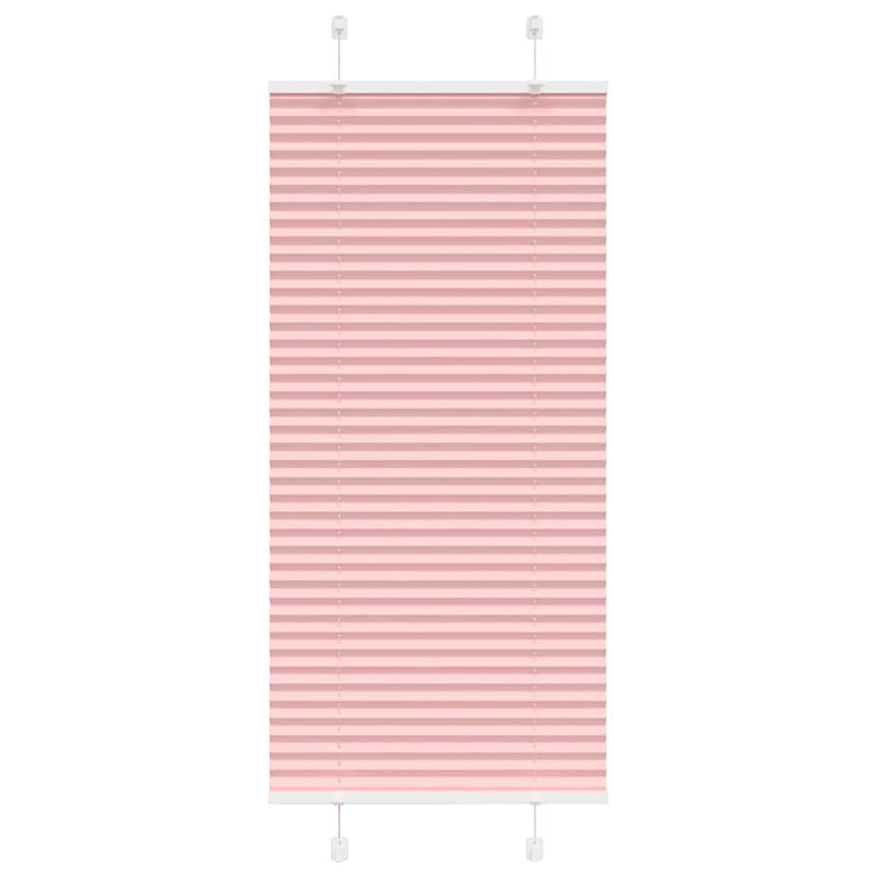 Chargez l'image dans la visionneuse de la galerie, Vidaxl plissé rolgordijn 60x150 cm stofbreedte 59,4 cm polyester roze
