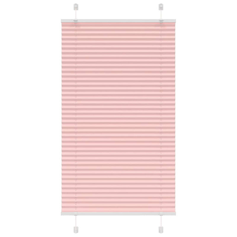 Chargez l'image dans la visionneuse de la galerie, Vidaxl plissé rolgordijn 70x150 cm stofbreedte 69,4 cm polyester roze
