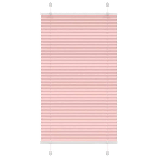 Vidaxl plissé rolgordijn 70x150 cm stofbreedte 69,4 cm polyester roze