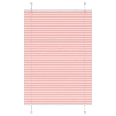 Vidaxl plissé rolgordijn 85x150 cm stofbreedte 84,4 cm polyester roze