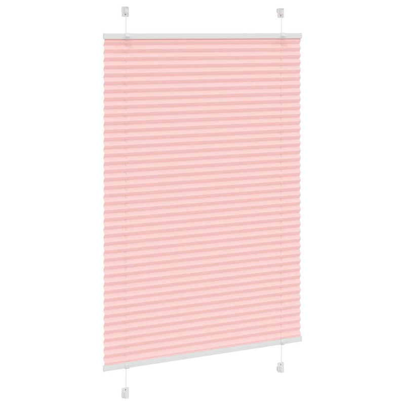 Chargez l'image dans la visionneuse de la galerie, Vidaxl plissé rolgordijn 90x150 cm stofbreedte 89,4 cm polyester roze
