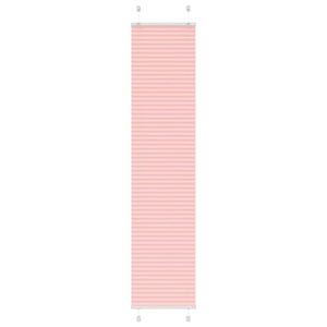 Vidaxl plissé rolgordijn 45x200 cm stofbreedte 44,4 cm polyester roze