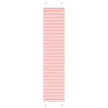 Vidaxl plissé rolgordijn 45x200 cm stofbreedte 44,4 cm polyester roze