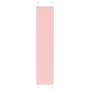 Vidaxl plissé rolgordijn 50x200 cm stofbreedte 49,4 cm polyester roze