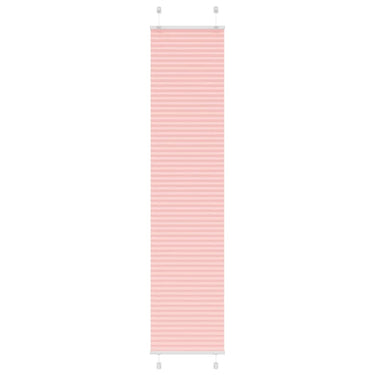 Vidaxl plissé rolgordijn 50x200 cm stofbreedte 49,4 cm polyester roze