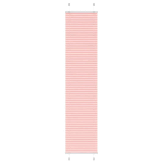 Vidaxl plissé rolgordijn 50x200 cm stofbreedte 49,4 cm polyester roze